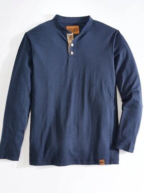 Venado Flex Henley Shirt Men’s 4XL Navy NWT 
Sleeve Performance Stretch Casual